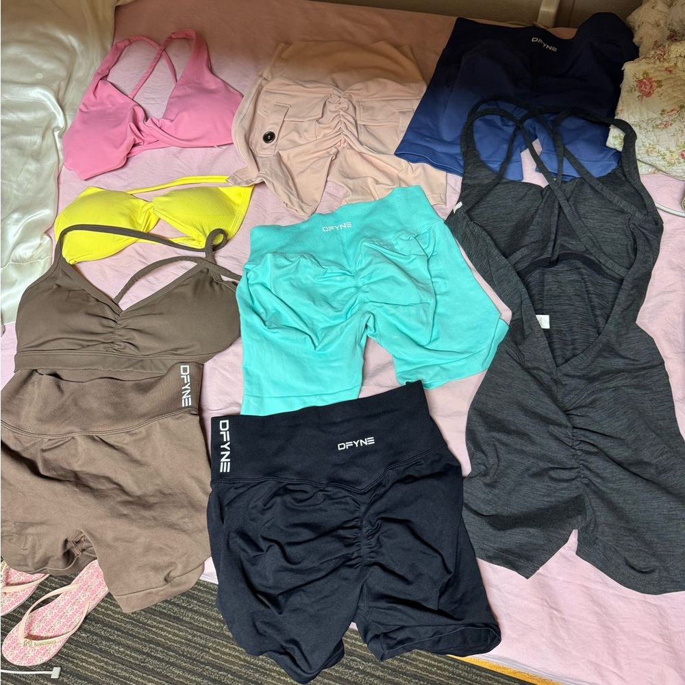 DFYNE shorts bra romper Activewear Bundle